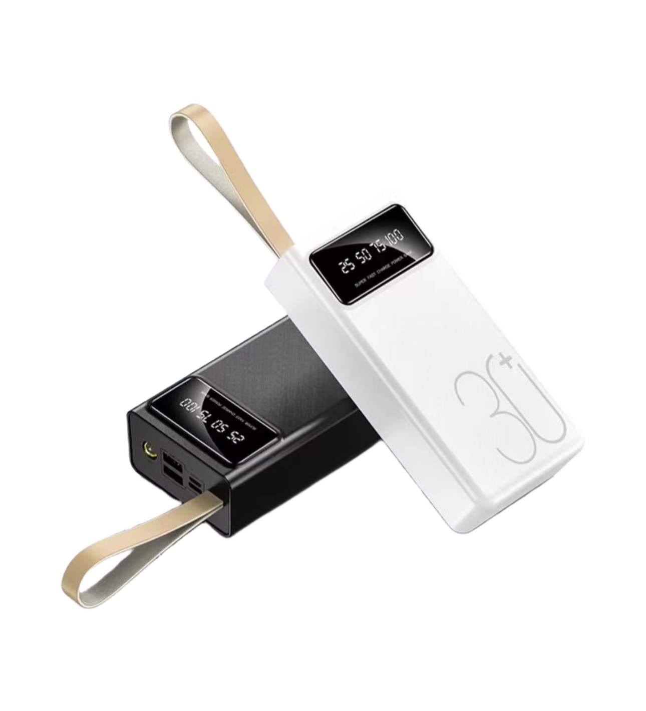 Power Bank 30 000 mAh – Batterie Externe Haute Capacité avec Charge Rapide &